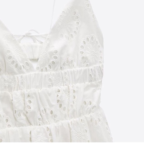 ZARA Cutwork Dress - Picture 2 of 5